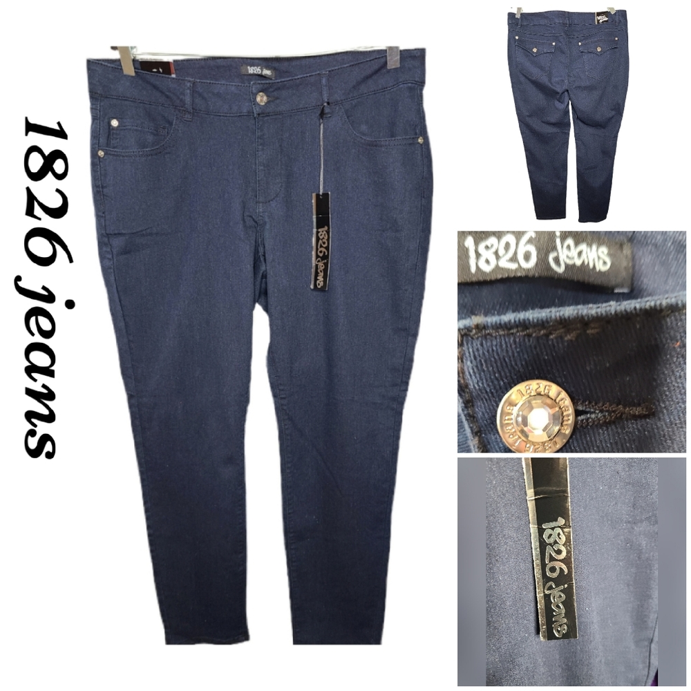 1826 jeans Style PL-882 Black Jeans Size 18
